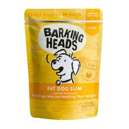 +48621/4047 BARKING HEADS Консервы для собак с избыточным весом ПАУЧ "Худеющий толстячок" 300гр *10