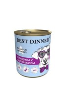 Best Dinner Exclusive Vet Profi Urinary кон.для собак Говядина с картофелем 340гр