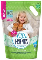 Little Friends 5 л Aloe Vera силикагелевый наполнитель для кошачьих туалетов п/м пакет