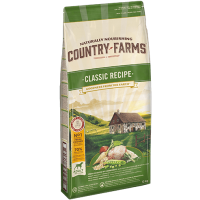 COUNTRY FARMS классический сухой корм полнорационный для взрослых собак с высоким содержанием курицы