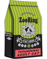 ZooRing корм для кошек Adult Cat Turkey&Salmon  0,350 кг