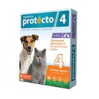 #(С)(LL) P302 NEOTERICA PROTECTO Капли для кошек и собак до 4-10кг *20 СРОК 01.04.2024 50%
