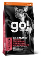 GO! SENSITIVITIES Беззерновой для Щенков и Собак с чувствительным пищеварением с Лососем 9,98кг new