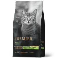 PREMIER сухой корм для кошек  CAT ADULT Lamb&Turkey 2 кг