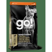 GO! SENSITIVITIES Беззерновой для Щенков и Собак с чувствительным пищеварением со свежей Уткой 9,98кг new