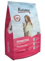 KARMУ 7020/5321 сухой корм  Сенситив для кошек с чувствительным пищеварением Индейка 1,5кг