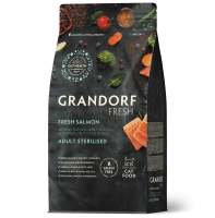 Grandorf fresh Cat Сухой корм для кошек  STERILISED Salmon&Sweet Potato 2 кг