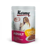 KARMY 7652/6922 ADULT корм для кошек пауч Курица в соусе 80гр