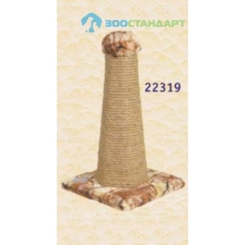 22319 Зооник Когтеточка на подставке Шестигранная 300*300*550