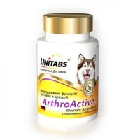 U201 UNITABS ArthroАctive с Q10 для собак при болезнях суставов 100таб.*8