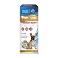 (LL) 632514/1170 Пчелодар Pchelodar Professional Фенпраз антигельминтная суспензия для мелких пород собак и щенков. (1мл на 4 кг) 5мл*18