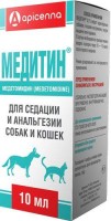 (LL) Апиценна Медитин 0,1% для седации и анальгезии при хирургических вмешательствах 10мл*5
